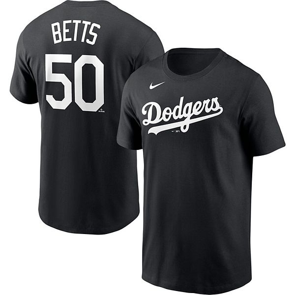 Mookie Betts Los Angeles Dodgers Nike Pitch Black Fashion Replica Player  Jersey - Black