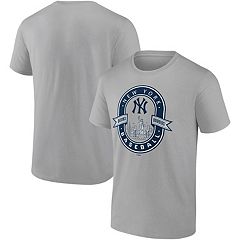 New York Yankees Fanatics Branded Red White and Team Logo T-Shirt