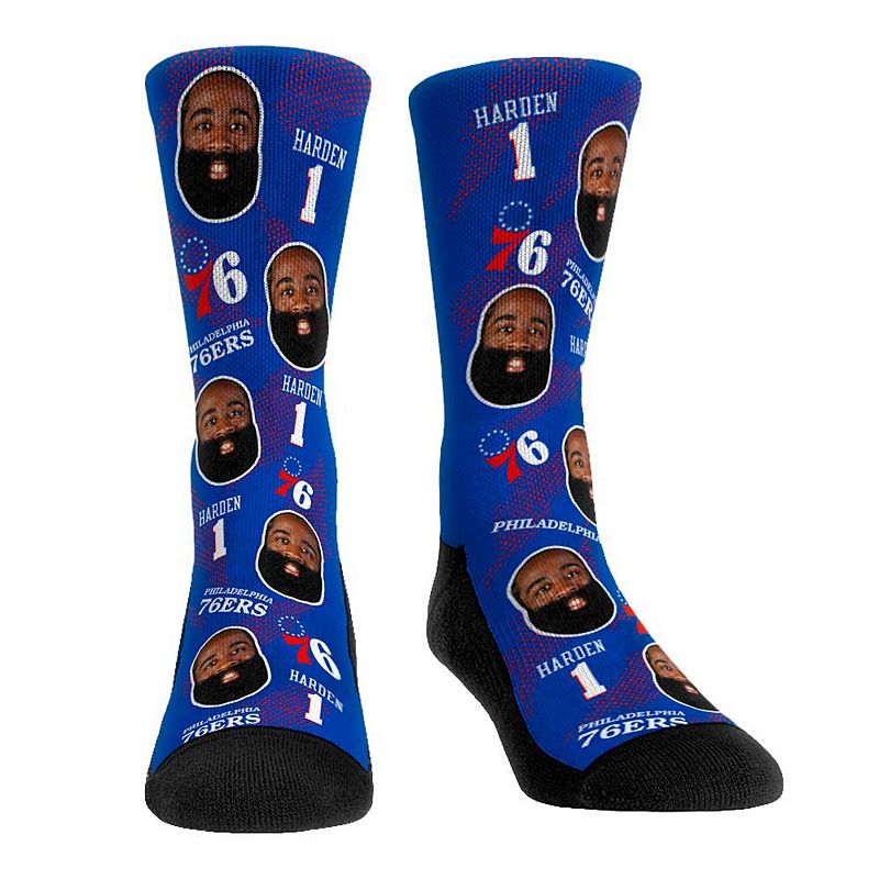 UPC 196809000027 product image for Youth Rock Em Socks James Harden Philadelphia 76ers Player Allover Crew Socks, K | upcitemdb.com