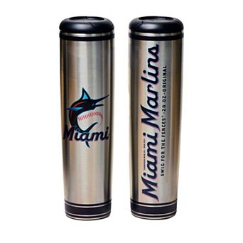 Miami Marlins 20 oz. Metal Bat Tumbler