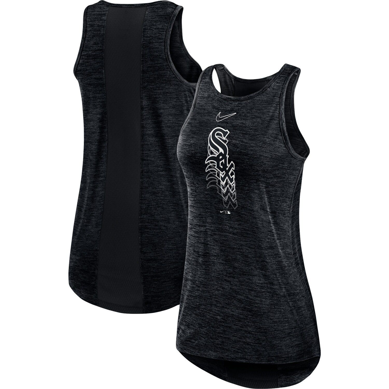 Nike Women's Nike Charcoal Texas Rangers Elastika Performance Tank