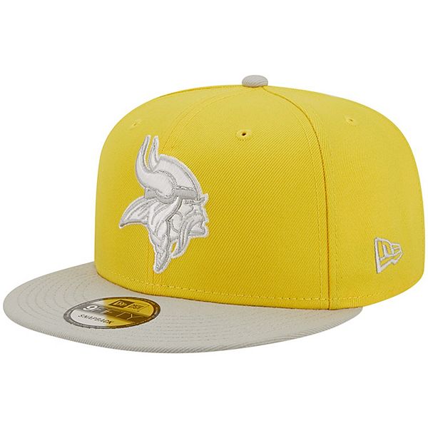 Vintage Minnesota Vikings snapback yellow brim cap hat baseball cap