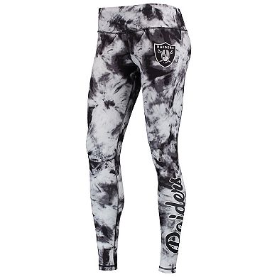 Women's FOCO Black Las Vegas Raiders Tie-Dye Leggings