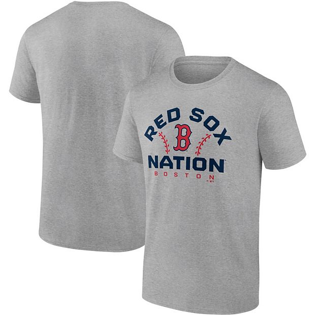 Men's Fanatics Branded Red Boston Sox Official Wordmark Logo T-Shirt