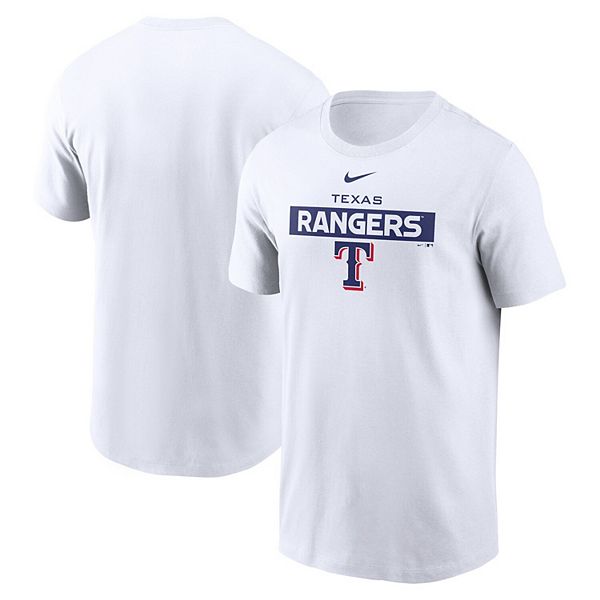 Men's Nike White Texas Rangers Team T-Shirt