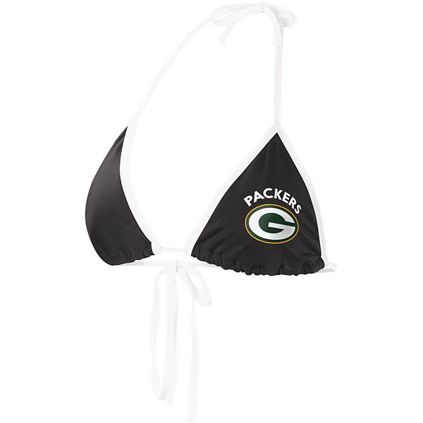 Women's G-III 4Her by Carl Banks White/Black Green Bay Packers