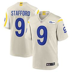 Men's Nike Jared Goff Bone Los Angeles Rams Game Jersey