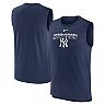 Men's Nike Navy New York Yankees Knockout Stack Exceed Muscle Tank Top