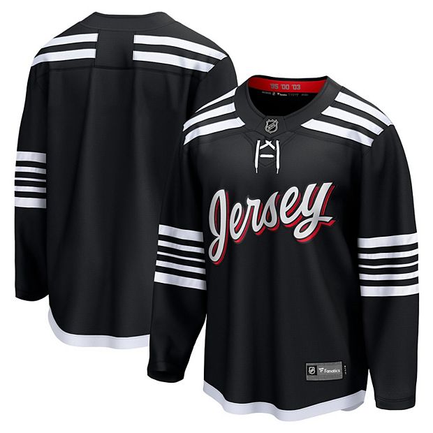 Men's Fanatics Branded Black New Jersey Devils Alternate Premier Breakaway Team Jersey