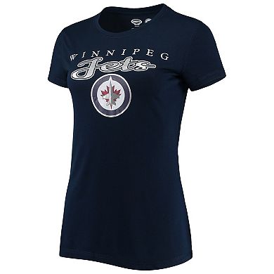 Women's Concepts Sport Navy/Gray Winnipeg Jets Lodge T-Shirt & Pants Sleep Set