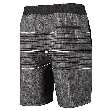 Men's G-III Sports by Carl Banks Charcoal Chicago White Sox Horizon Volley Swim Trunks