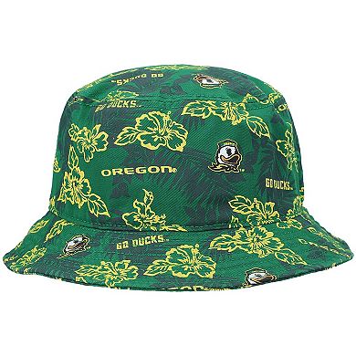 Men's Reyn Spooner Green Oregon Ducks Floral Bucket Hat