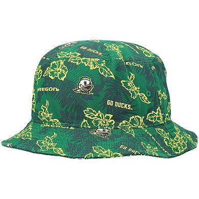 Men's Reyn Spooner Green Oregon Ducks Floral Bucket Hat