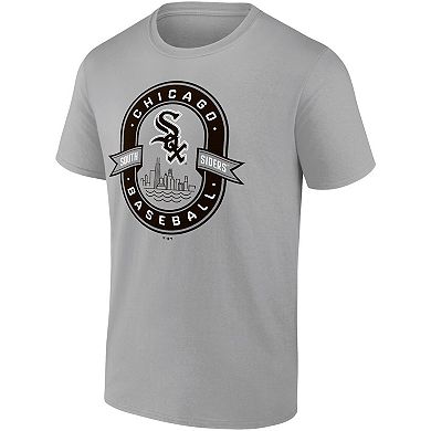 Men's Fanatics Branded Gray Chicago White Sox Iconic Glory Bound T-Shirt