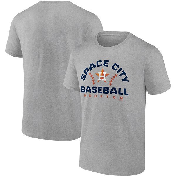 Men's Fanatics Branded Gray Houston Astros Iconic Go for Two T-Shirt