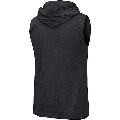 Men's Colosseum Black Oklahoma Sooners OHT Military Appreciation Camo Wordmark Hoodie Tank Top