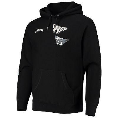 Men's Black Brooklyn Nets NBA x Sue Tsai Pullover Hoodie