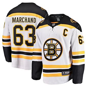Men's Fanatics Brad Marchand White Boston Bruins Breakaway Jersey