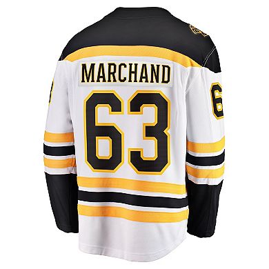 Men's Fanatics Brad Marchand White Boston Bruins Breakaway Jersey