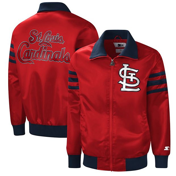 St. Louis Cardinals Starter The Captain II Full-Zip Varsity Jacket