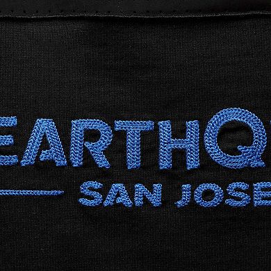 Women's The Wild Collective Black San Jose Earthquakes Mesh T-Shirt