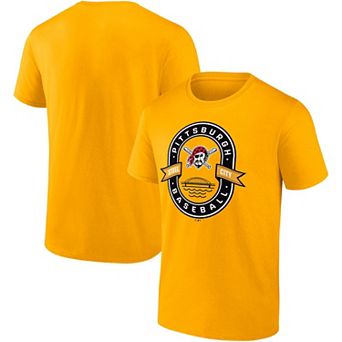 Men's Fanatics Branded Gold Pittsburgh Pirates Iconic Glory Bound T-Shirt