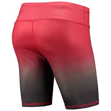 Women's FOCO Red Tampa Bay Buccaneers Gradient Biker Shorts