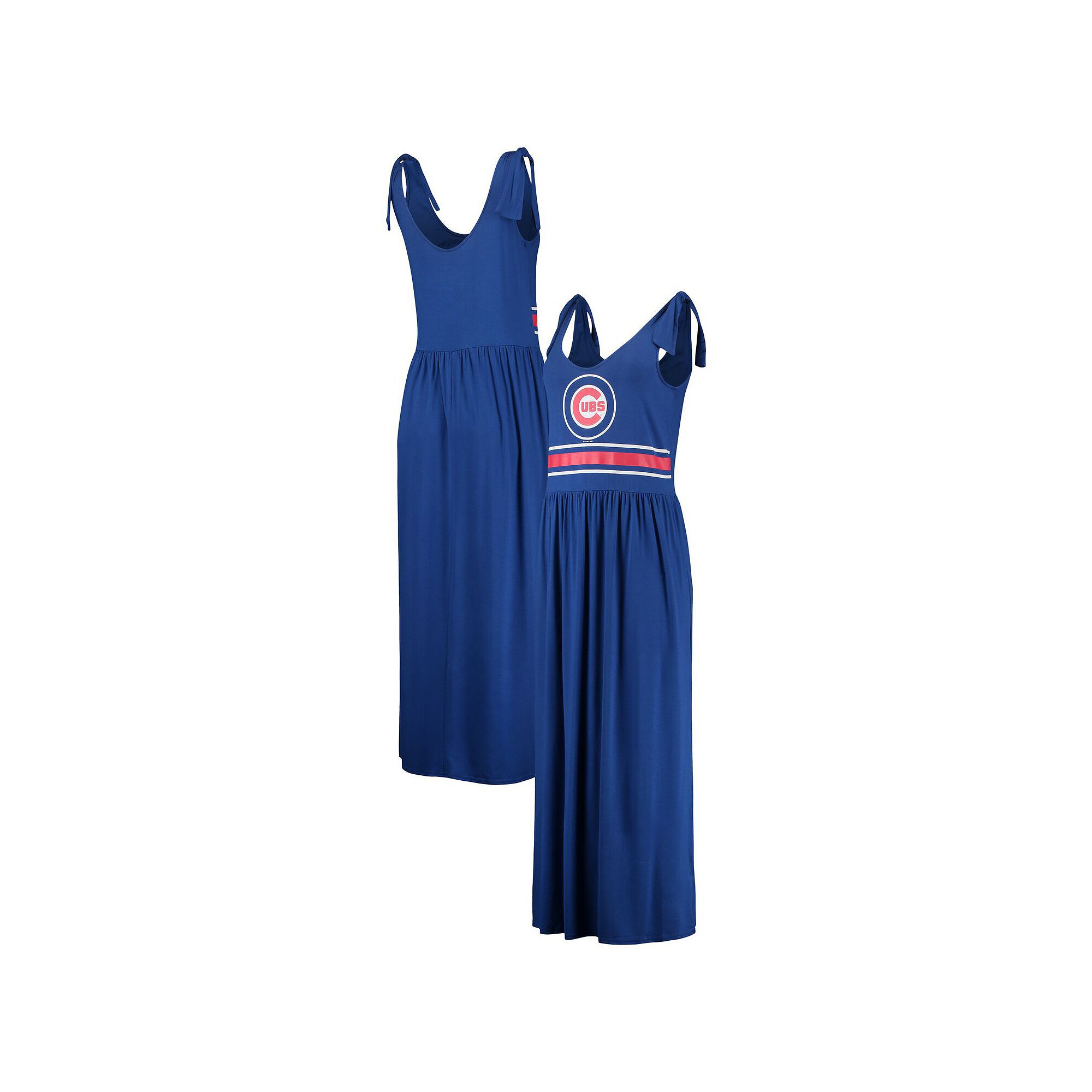 Womens G-III 4Her by Carl Banks Royal Chicago Cubs Game Over Maxi Dress, S