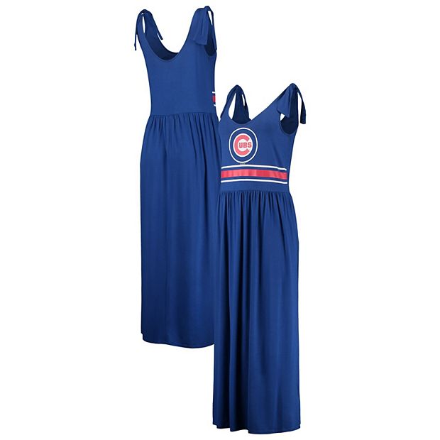 Women's G-III 4Her by Carl Banks Royal Chicago Cubs Game Over Maxi