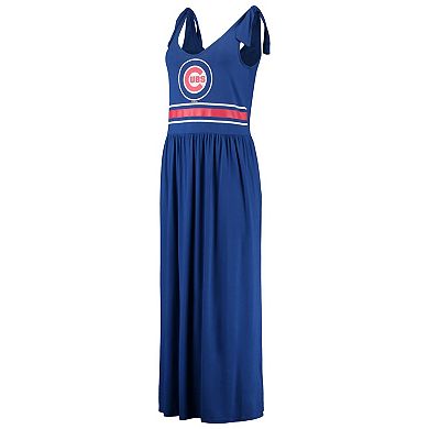 Women's G-III 4Her by Carl Banks Royal Chicago Cubs Game Over Maxi Dress