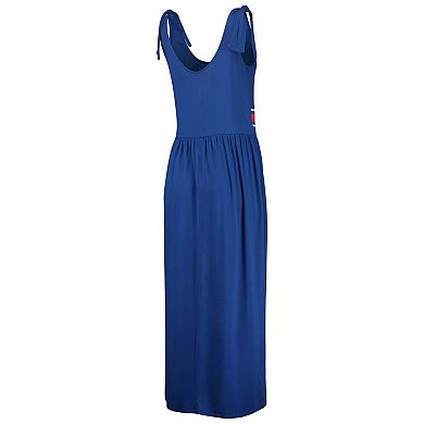Women's G-III 4Her by Carl Banks Royal Chicago Cubs Game Over Maxi Dress
