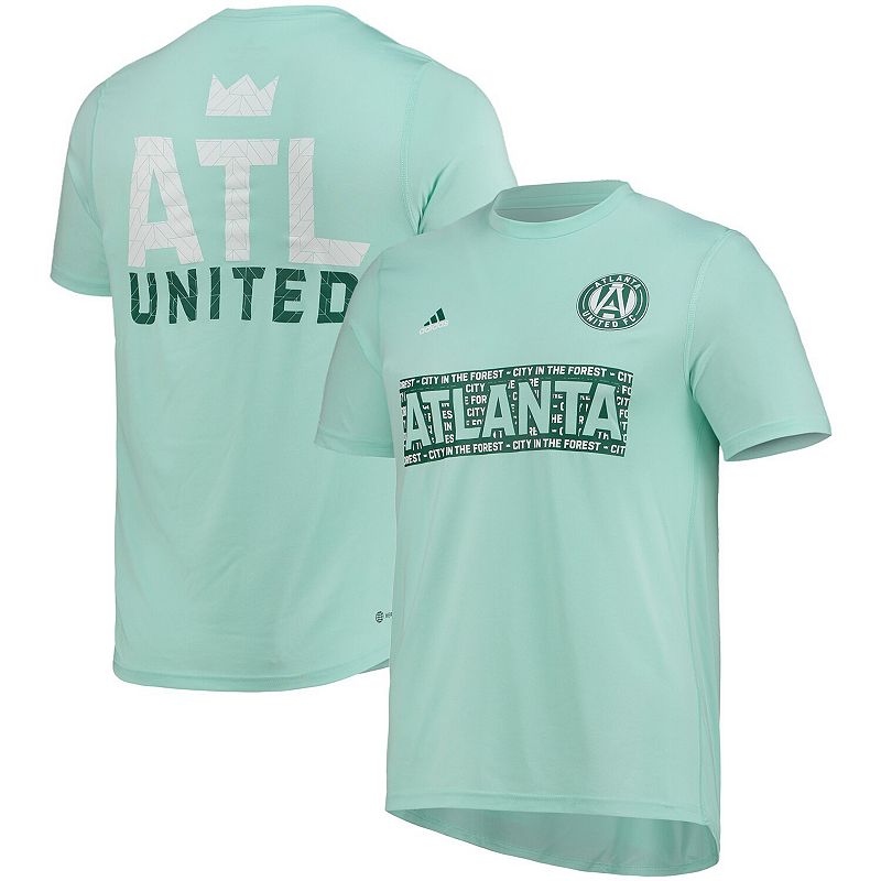 UPC 195742002372 product image for Men's adidas Mint Atlanta United FC Jersey Hook AEROREADY T-Shirt, Size: 2XL, Mu | upcitemdb.com