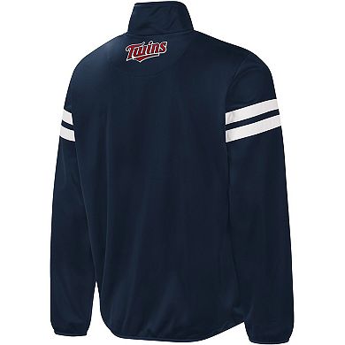 Men's G-III Sports by Carl Banks Navy/Red Minnesota Twins Power Pitcher Full-Zip Track Jacket