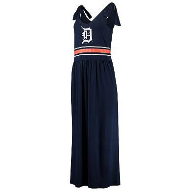 Women's G-III 4Her by Carl Banks Navy Detroit Tigers Game Over Maxi Dress