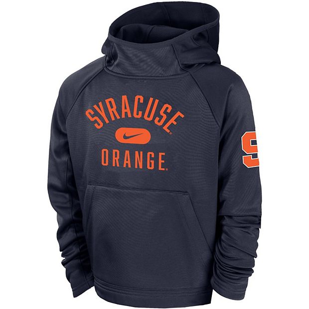 Youth Nike Navy Syracuse Orange Spotlight Raglan Pullover Hoodie