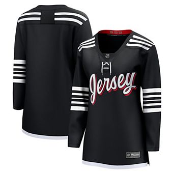 Women's Fanatics Branded Black New Jersey Devils Alternate Premier Breakaway Team Jersey