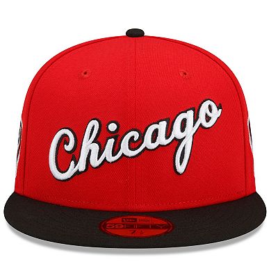 Men's New Era Black/Red Chicago Bulls 2021/22 City Edition City Edition ...