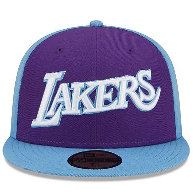 Men's New Era Purple/Light Blue Los Angeles Lakers 2021/22 City Edition ...