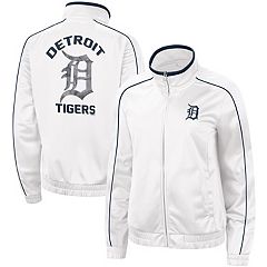 Profile Men's Navy Detroit Tigers Big and Tall Tricot Track Full-Zip Jacket