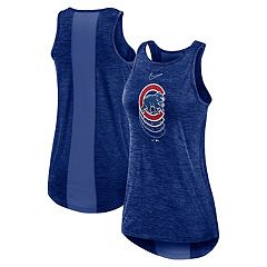 College Concepts LLC Chicago Cubs Women's White Tie Front Tank Top, White, 55% Rayon / 40% Polyester / 5% SPANDEX, Size M, Rally House