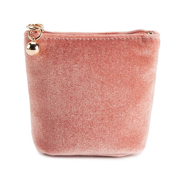 LC LAUREN CONRAD Blush Pink Wrist Strap Wristlet Wallet Mellow Rose Gold  Zip RUE