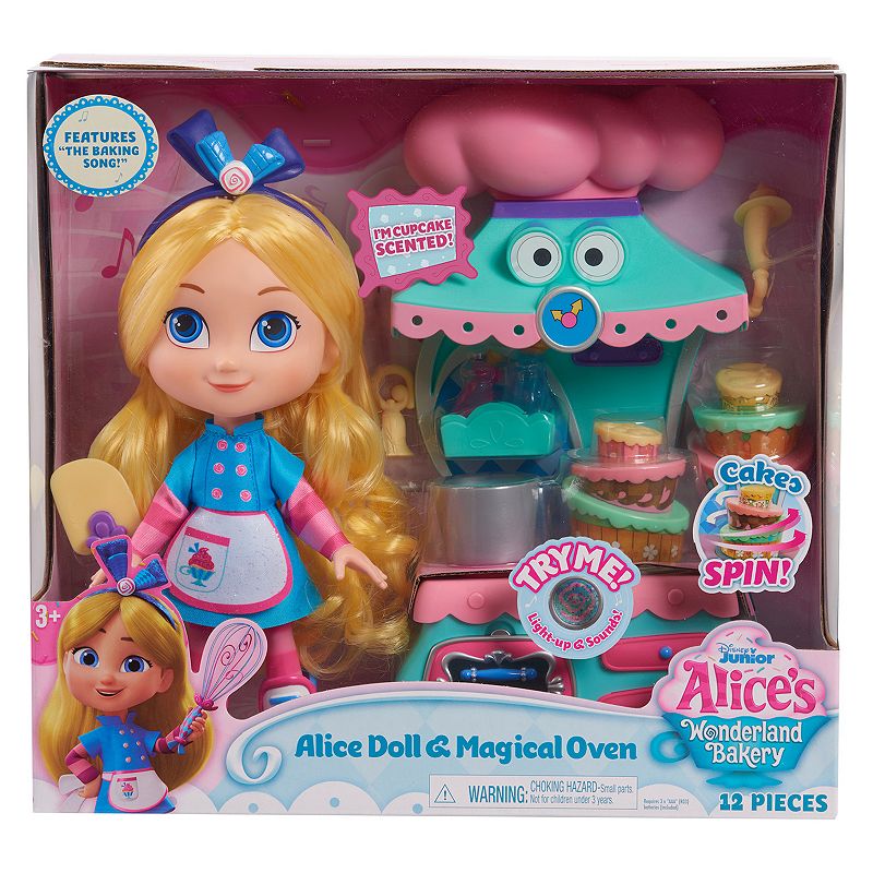 Alice's Wonderland Bakery Alice Doll and Magical Oven Set, 8 Piece