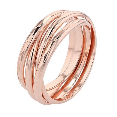 Au Naturale 14k Rose Gold Multiband Ring