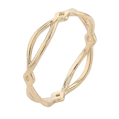 Au Naturale 14k Gold Marquise Ring