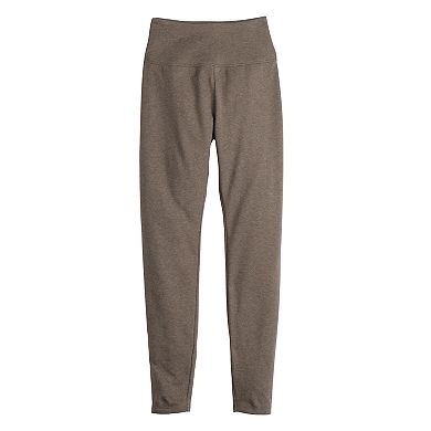 Simply Vera Vera Wang High Rise Women's Live In Fleece Lined Leggings