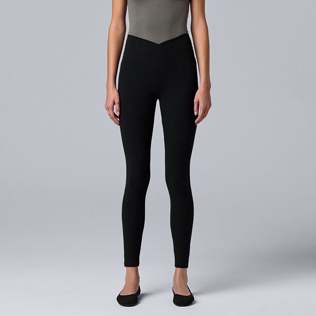 Simply Vera Vera Wang Cotton Blend Leggings for Women for sale