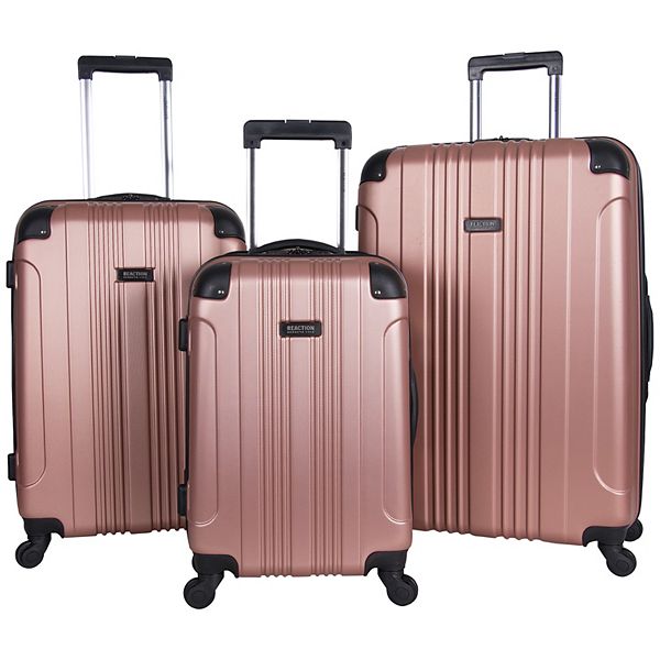 Kenneth Cole Reaction Out of Bounds 3-Piece Hardside Spinner Luggage Set - Rose Gold