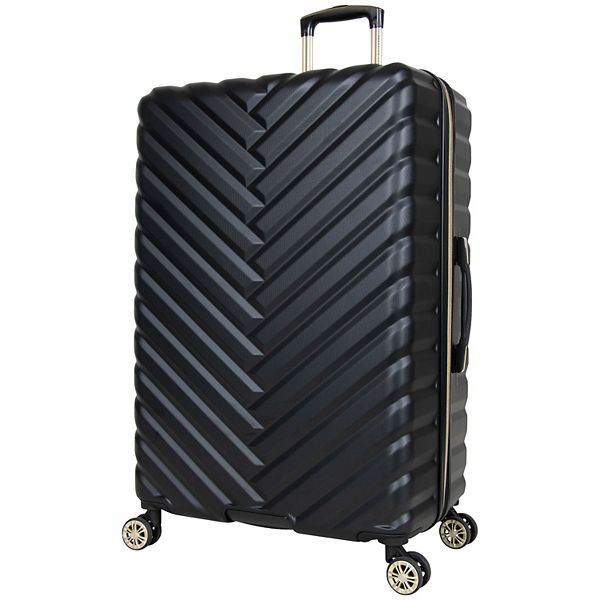 Kenneth Cole Reaction Madison Square 28-Inch Chevron Hardside Spinner Luggage - Black