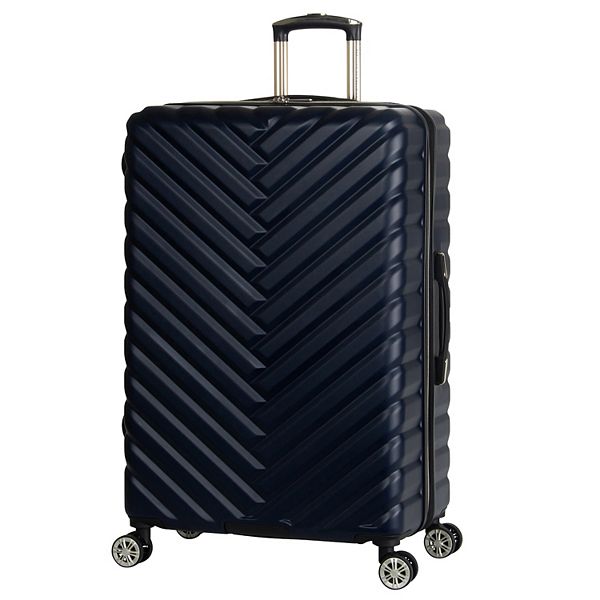 Kenneth Cole Reaction Madison Square 28-Inch Chevron Hardside Spinner Luggage - Navy