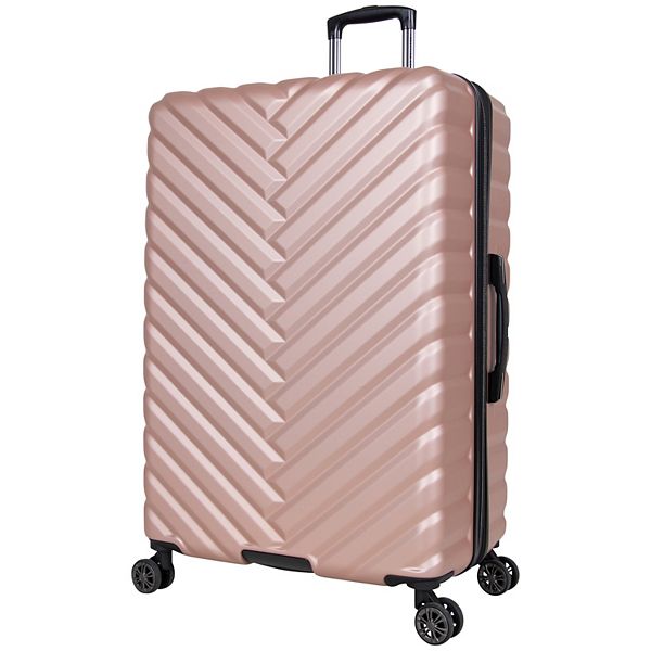 Kenneth Cole Reaction Madison Square 28-Inch Chevron Hardside Spinner Luggage - Rose Gold